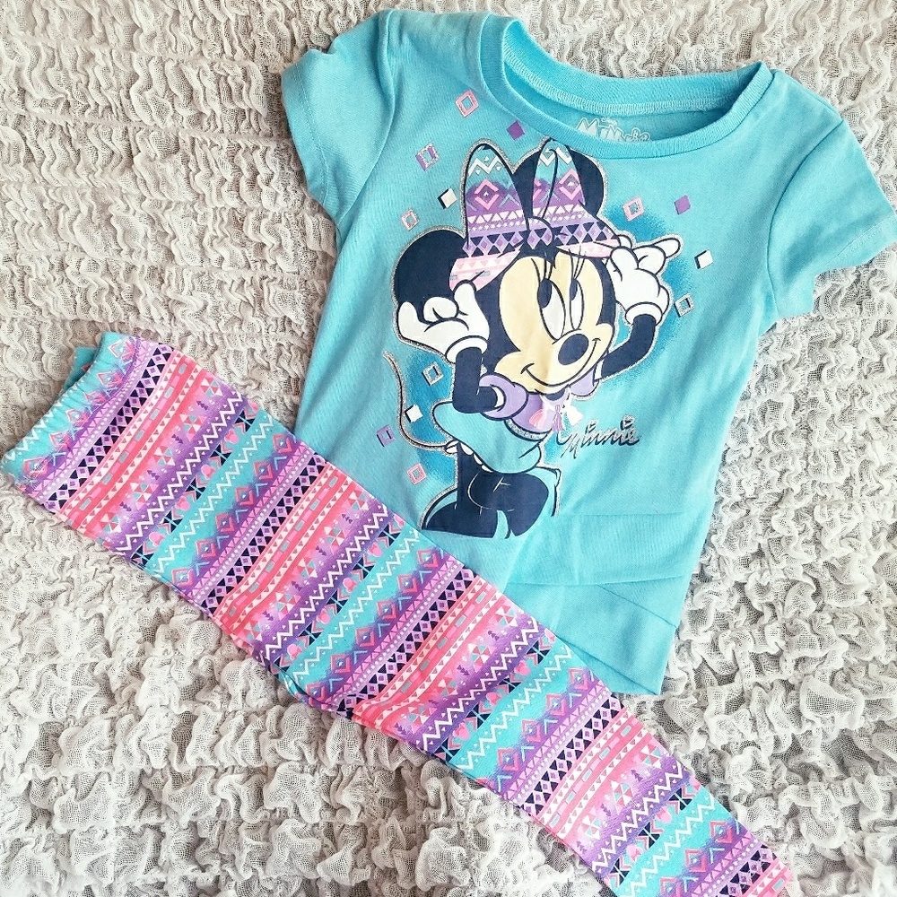 Girls 2 pc Minnie Outfit